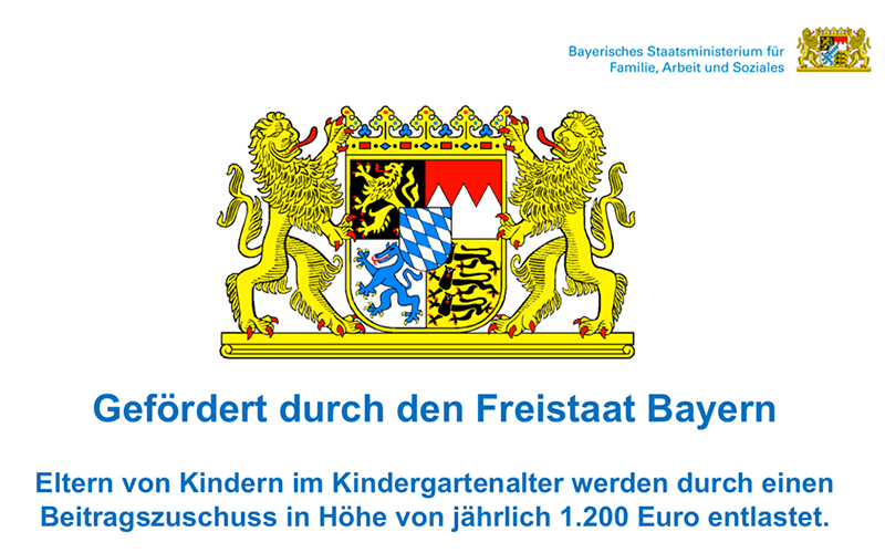 Föderung durch den Freistaat Bayern